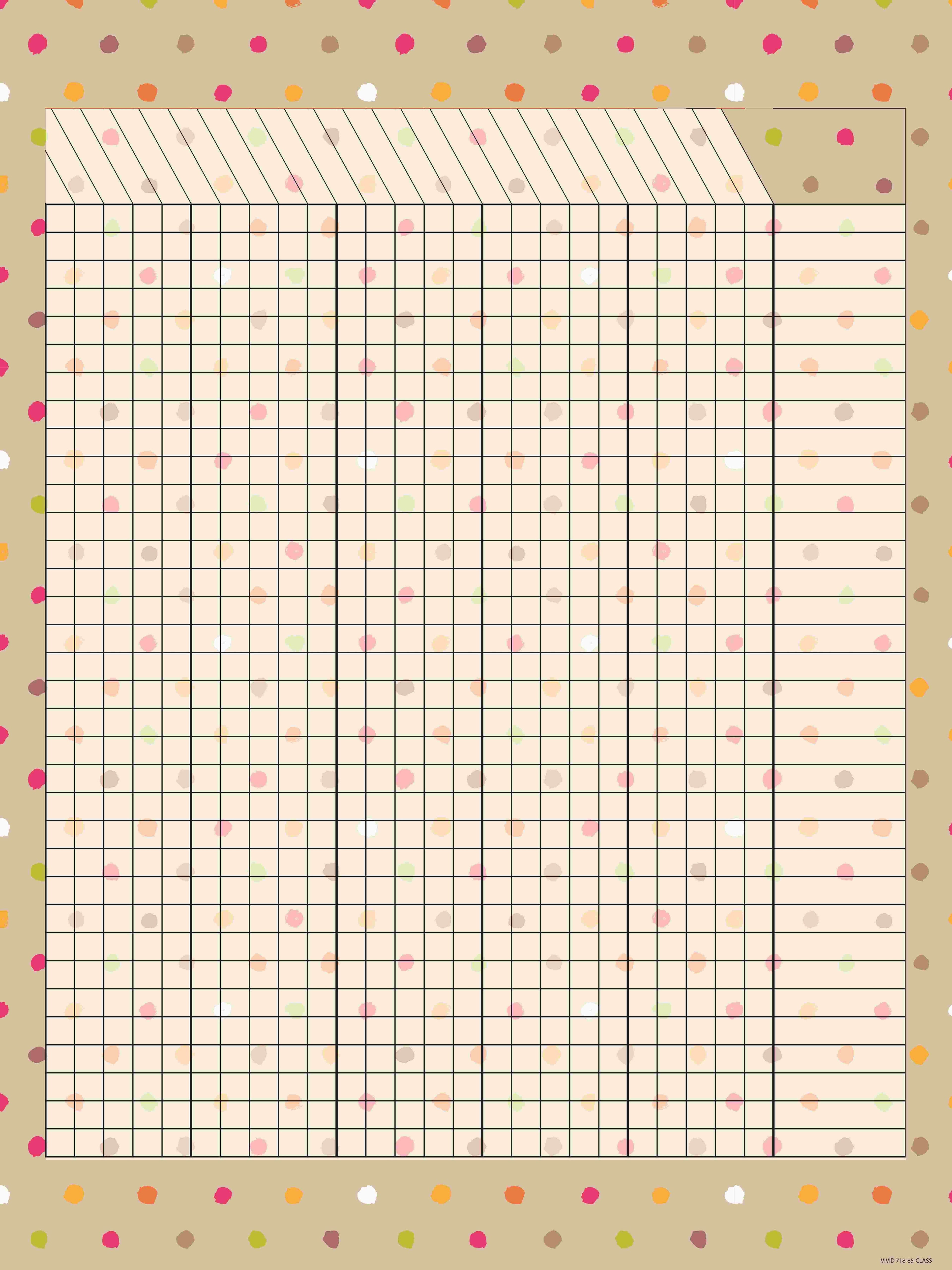 VYG131 BROWN POLKA DOT CHART
