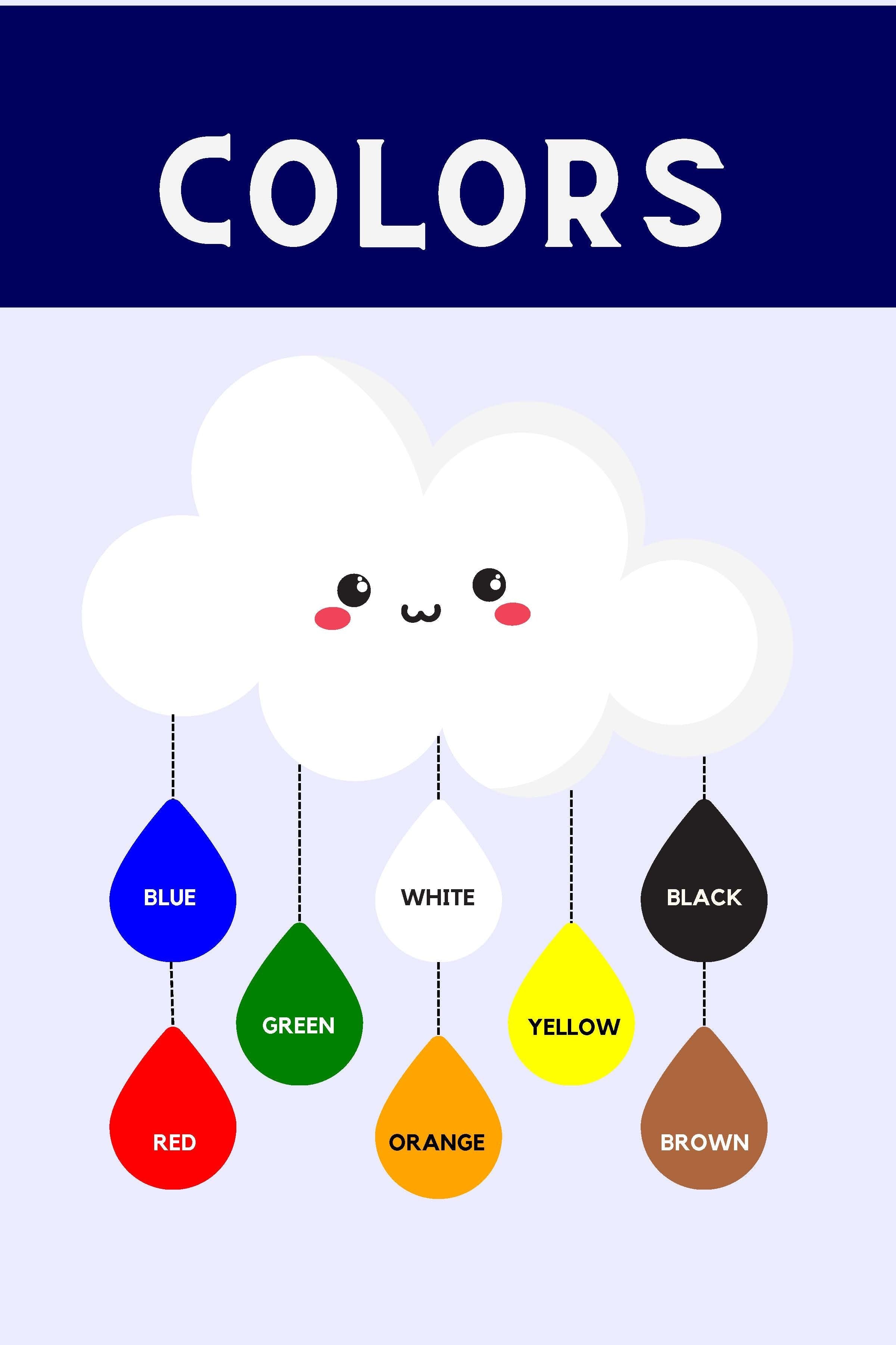 VYL038 RAINDROP COLOR POSTER