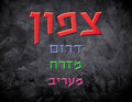 VYL204 MIZRACH MAARIV POSTER CHALKBOARD