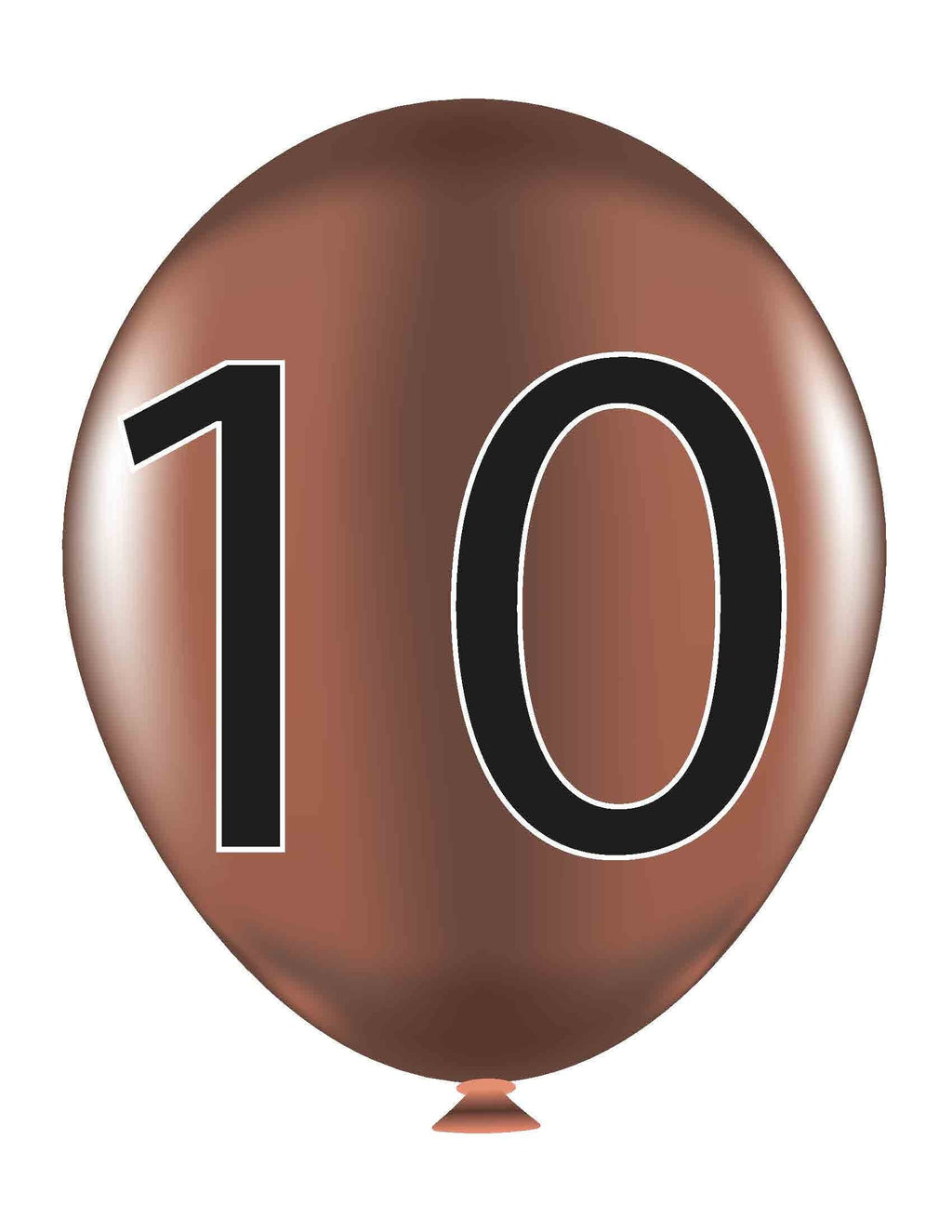 VYL221 FLY HIGH NUMBER BALLOONS 1-10