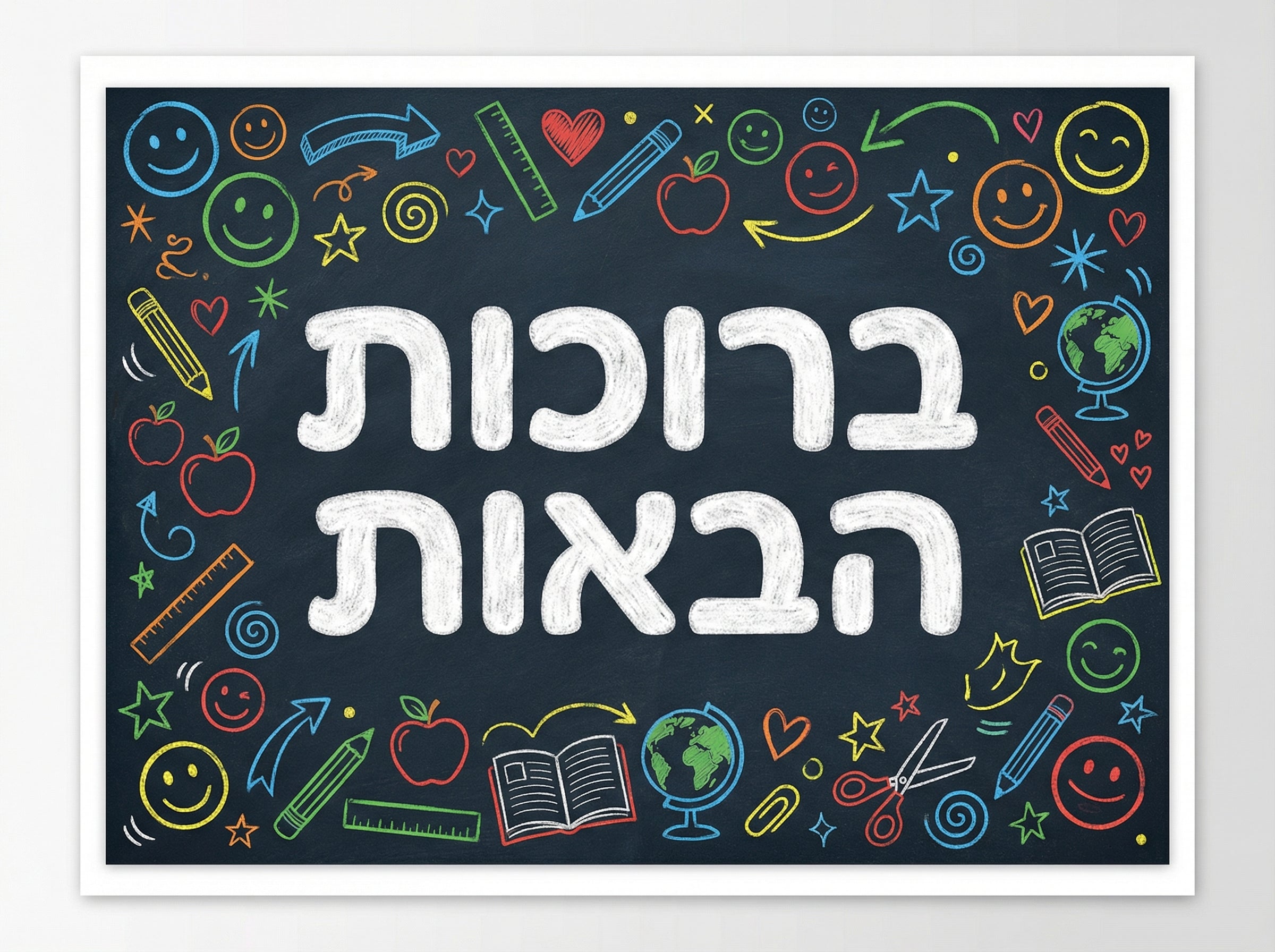 VYW9019 CHALKBOARD STYLE WELCOME