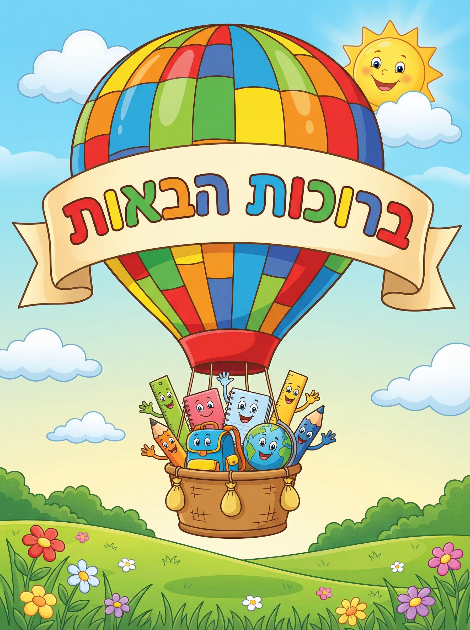 VYW9027 HOT AIR BALLOON WELCOME