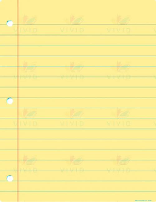 A92013 Write-on Wipe-off Looseleaf Paper Yellow - 17x22’’ - Learning Charts Yiddish
