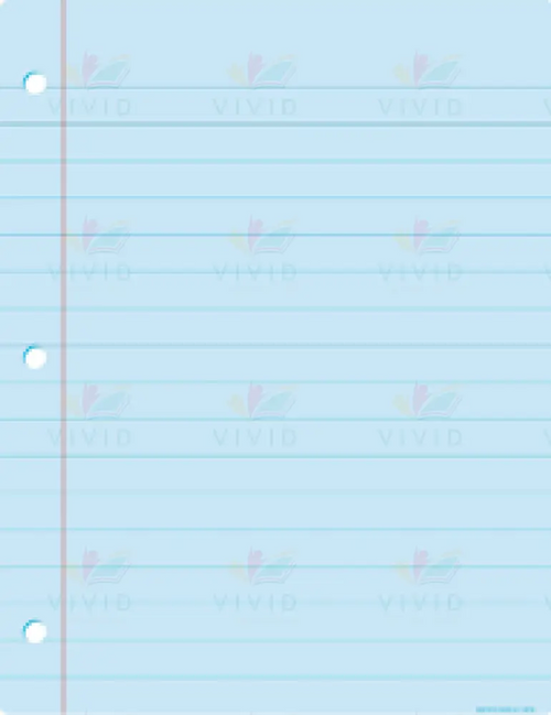 A92014 Write-on Wipe-off Looseleaf Paper Blue - 17x22’’ - Learning Charts Yiddish