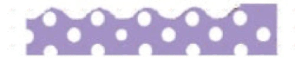 DO1383405 LAVENDAR POLKA DOTS BORDER - Bulletin Trimmers