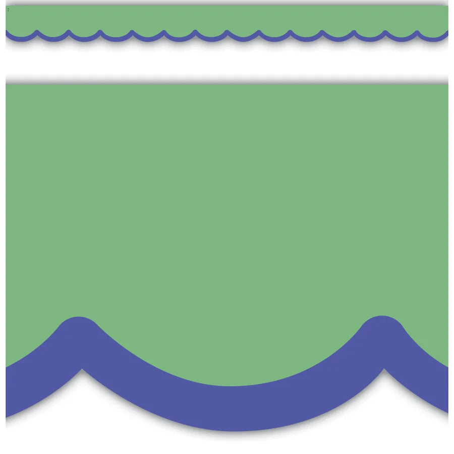 TCR9373 BLUE AND GREEN BORDER
