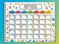 VS9004 SPIRAL CALENDAR