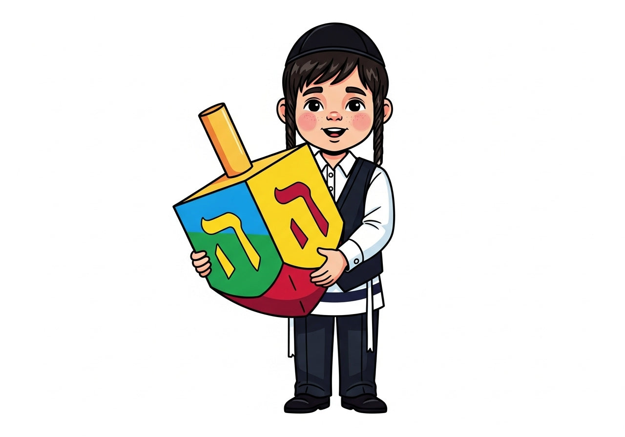 VCP9003 BOY DREIDEL CETERPC YOM TOV