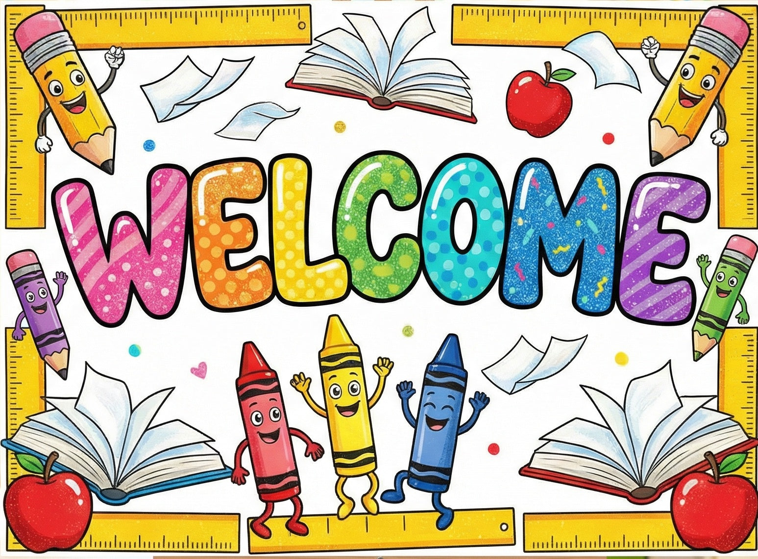 VEW9002 HAPPY SUPPLIES WELCOME