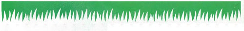 HYG33601 GRASS CUTOUT BORDER - Bulletin Trimmers