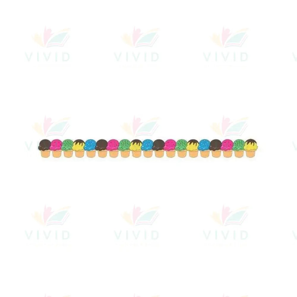 HYG33684 ICE CREAM BORDER - Bulletin Trimmers