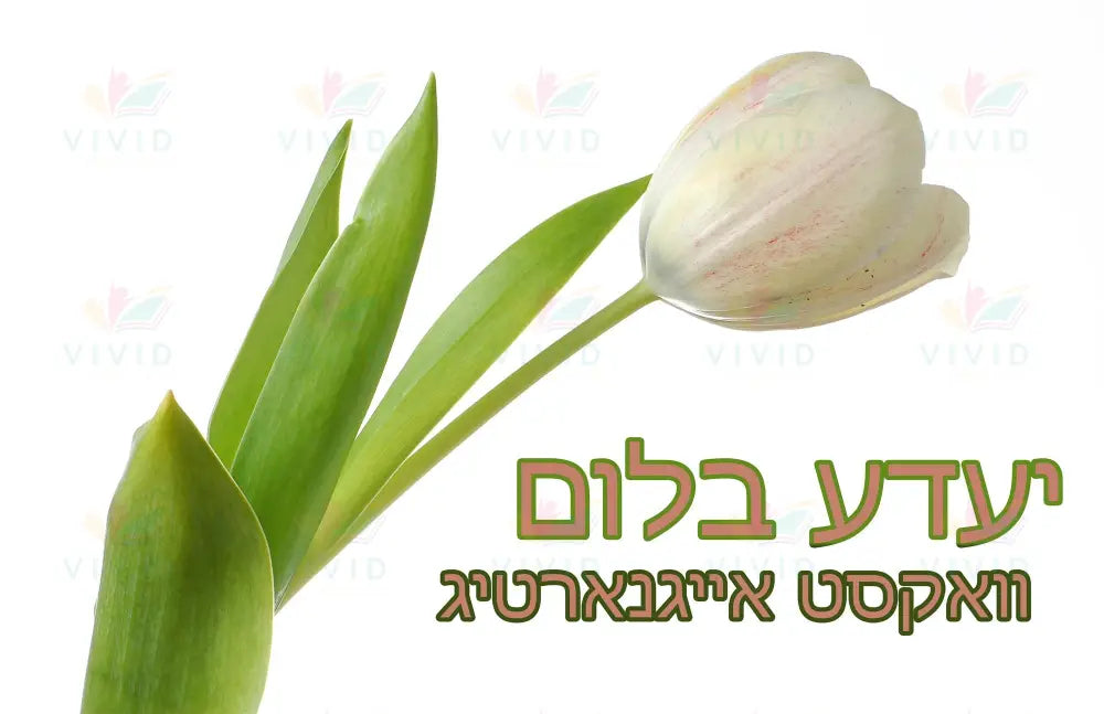 PS136 Every flower Poster - 12x18 - Inspirational Quotes Yiddish