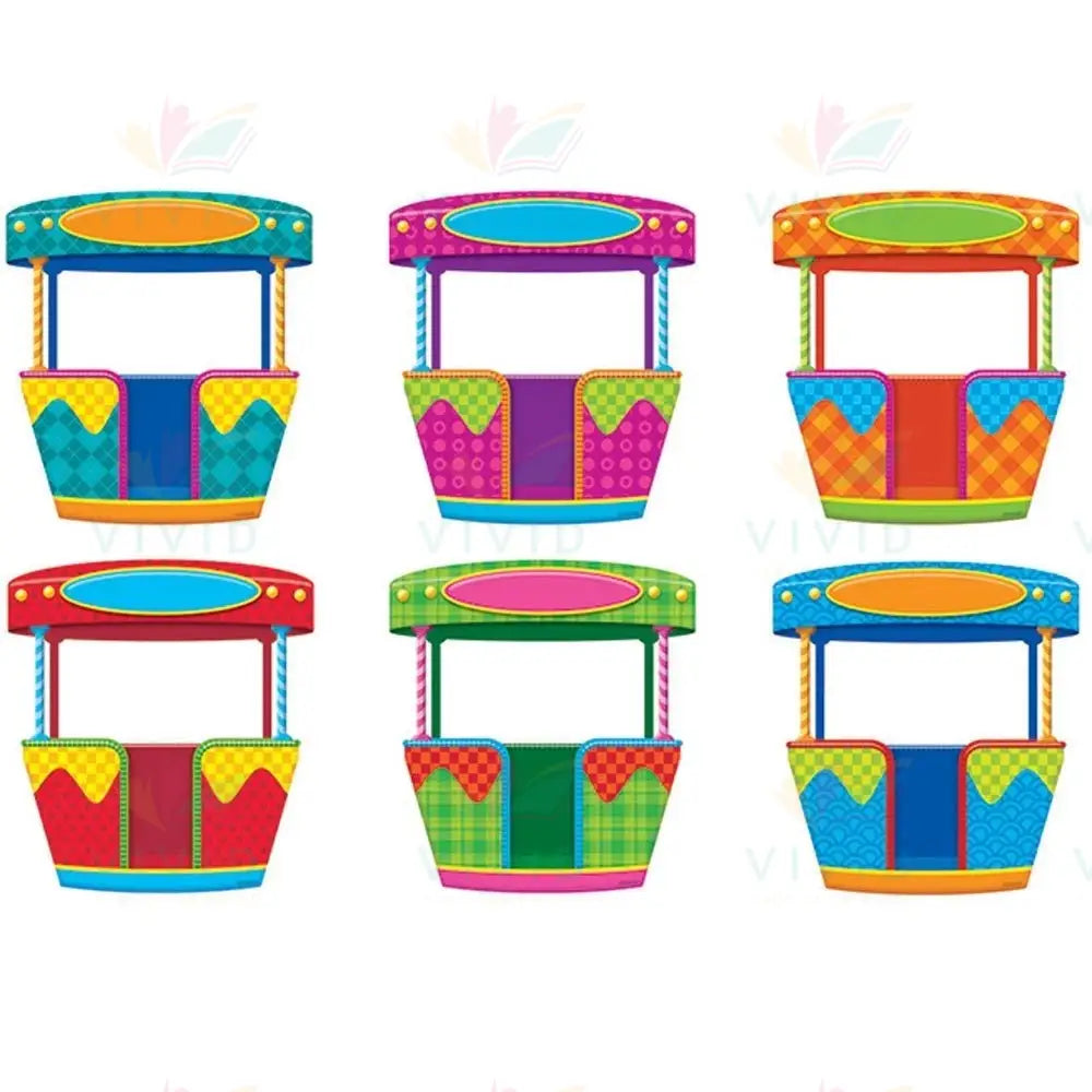 T10610 FERRIS WHEEL CAR CUTOUT - Approximately 6’’ - Accent