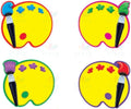T10965 PAINT PALLETE CUTPUT - Approximately 6’’ - Accent
