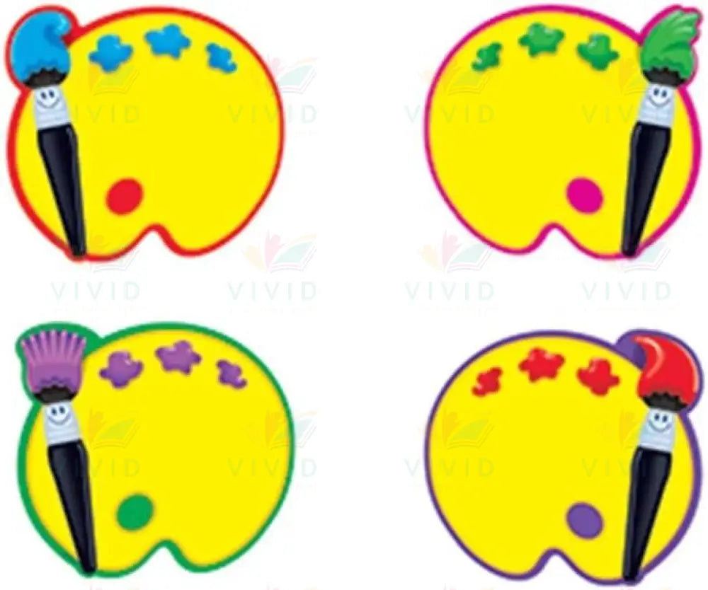 T10965 PAINT PALLETE CUTPUT - Approximately 6’’ - Accent