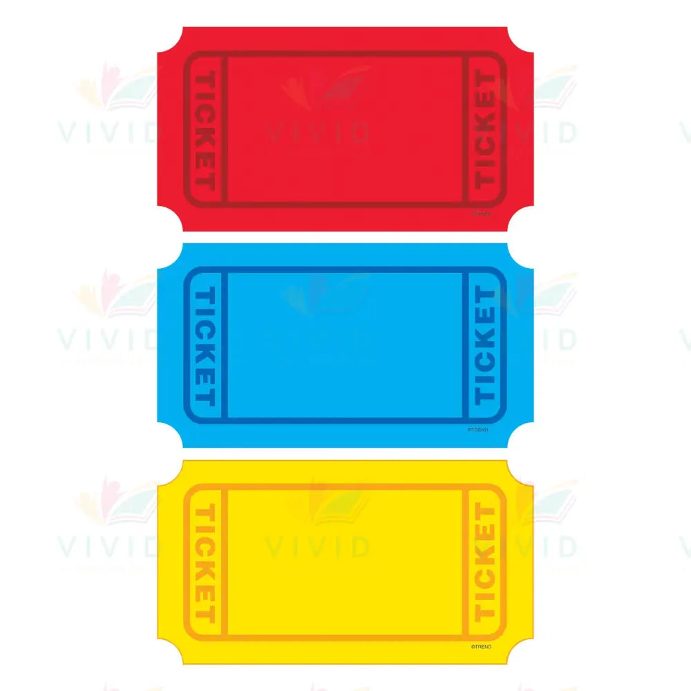 T10971 TICKET ACCENT CUTOUT - Approximately 6’’ - Accent