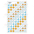 T46039 Weather Stickers -.5’’ - Classroom Management and Teacher Aid