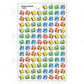 T46053 HAPPY BOOKS SUPERSPACE STICKERS -.5’’ - Classroom Management and Teacher Aid
