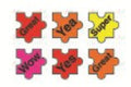T46081 Motivational Stickers Puzzle pcs. -.5’’ - Classroom Management and Teacher Aid