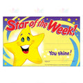 T8107 Star of the week - 5.5x8.5 - Classroom Management and Teacher Aid