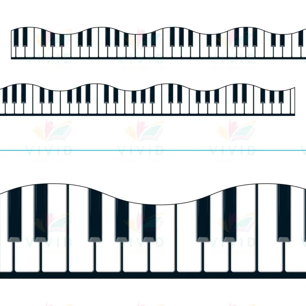 T92348 PIANO BORDER - Bulletin Trimmers