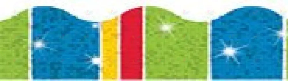 T92422 Color SPARKLE BORDER BLUE GREEN - Bulletin Trimmers