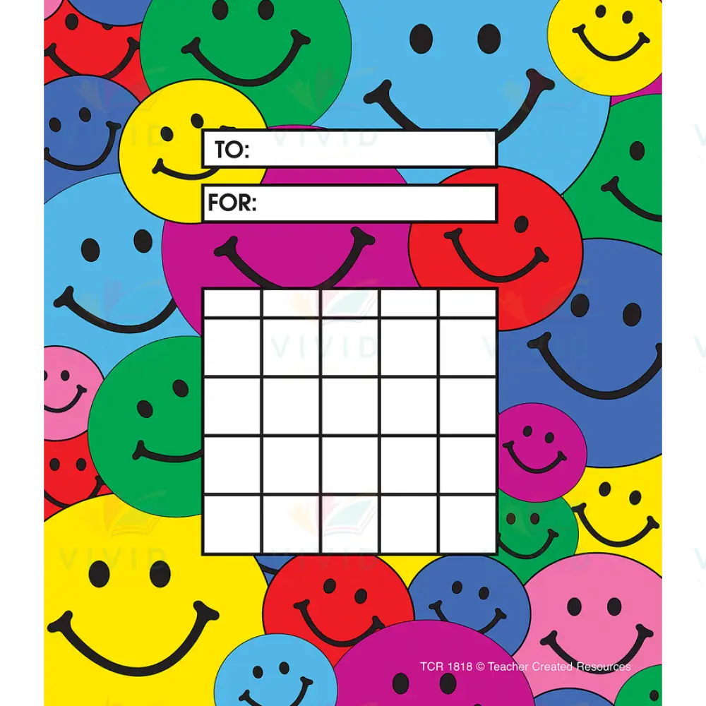 TCR1818 Happy Smiles Incentive Chart - Classroom Management and Teacher Aid