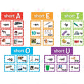 TCR20850 Short Vowel cards - Learning Charts English