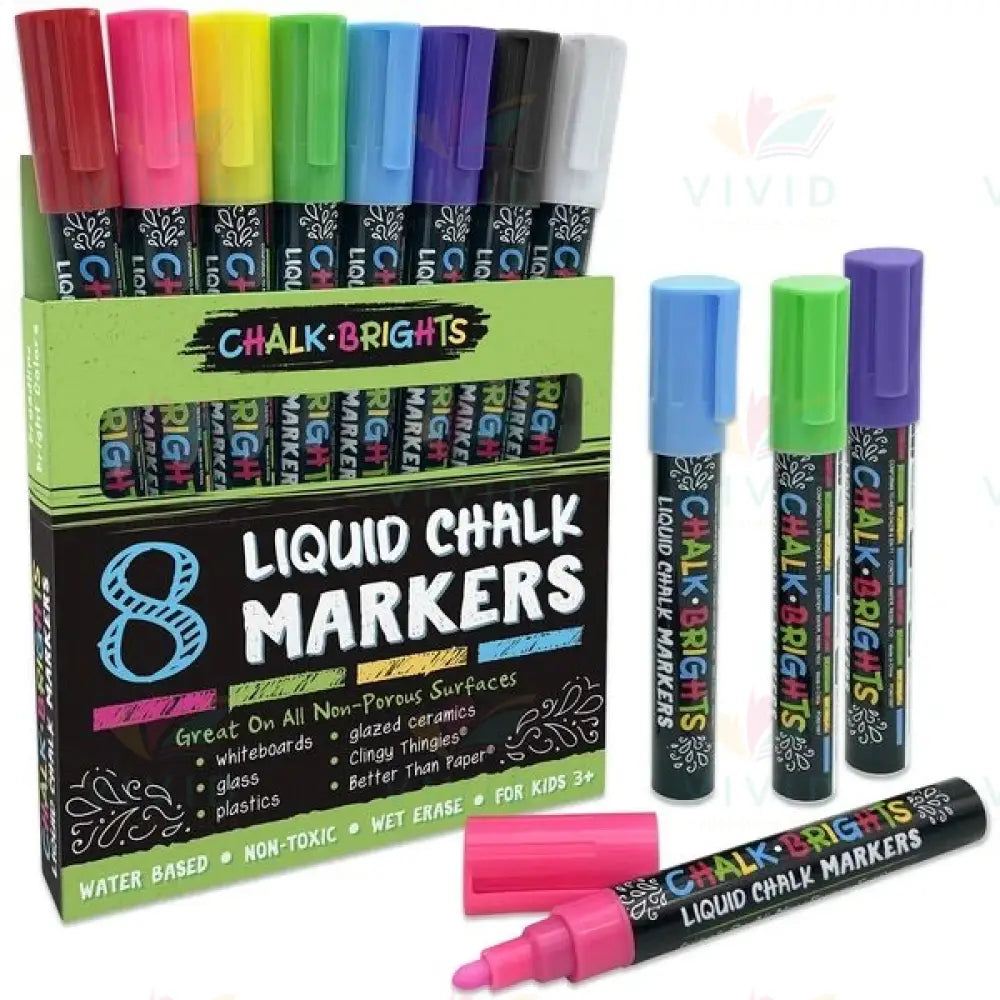 TCR20884 Liquid Chalk Markers - Classroom Management and Teacher Aid
