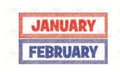 TCR3425 WaterColor Month English - 5x18’’ - Calendars