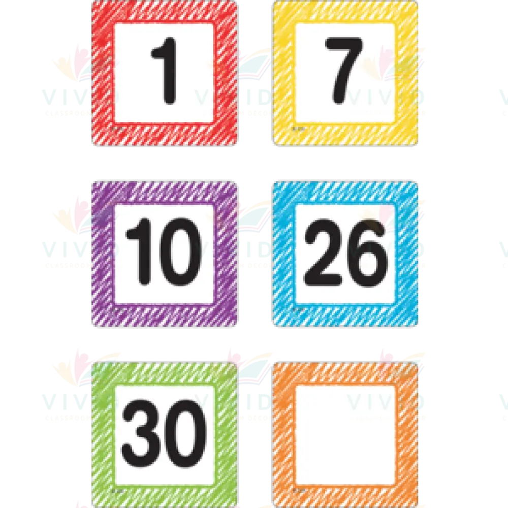TCR3426 WaterColor English Cards - 2.5’’ - Calendars