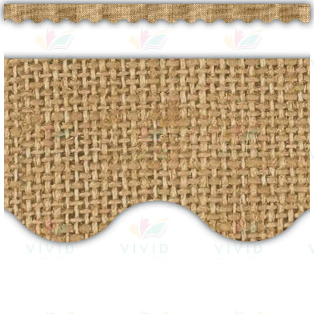 TCR3552 BURLAP BORDER - Bulletin Trimmers