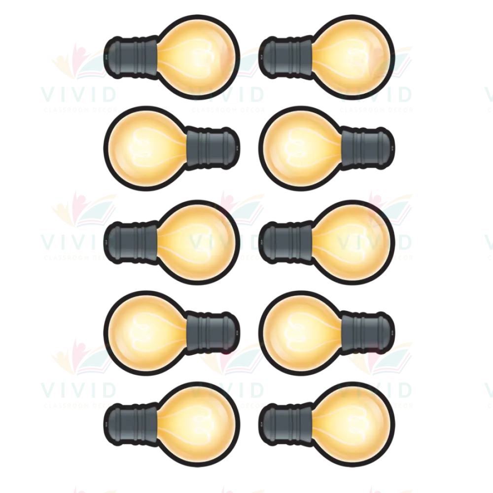 TCR3557 LIGHTBULB ACCENT CUTOUT - Approximately 6’’ - Accent