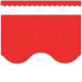 TCR4174 RED SCALLOPED BORDER - Bulletin Trimmers