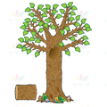 TCR4405 CLassroom Tree - varies - Bulletin Sets
