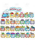 TCR4421 Cut-out ABC train - 7’’ - Learning Charts English