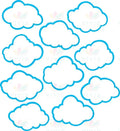 TCR5045 CLOUD ACCENT CUTOUT - Approximately 6’’ - Accent