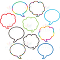 TCR5047 SPEECH BUBBLE ACCENT - Approximately 6’’ - Accent