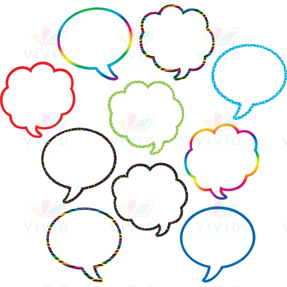 TCR5047 SPEECH BUBBLE ACCENT - Approximately 6’’ - Accent