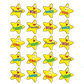 TCR5126 Happy Stars Stickers - 1’’ - Classroom Management and Teacher Aid
