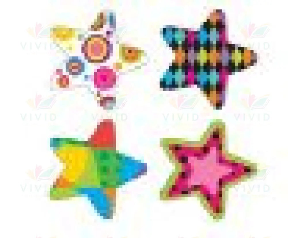 TCR5179 Colorful Stars - 1’’ - Classroom Management and Teacher Aid