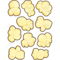 TCR5287 POPCORN CUTOUT - Approximately 6’’ - Accent