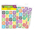TCR5532 Zig Zag Motivational Stickers - 1’’ - Classroom Management and Teacher Aid