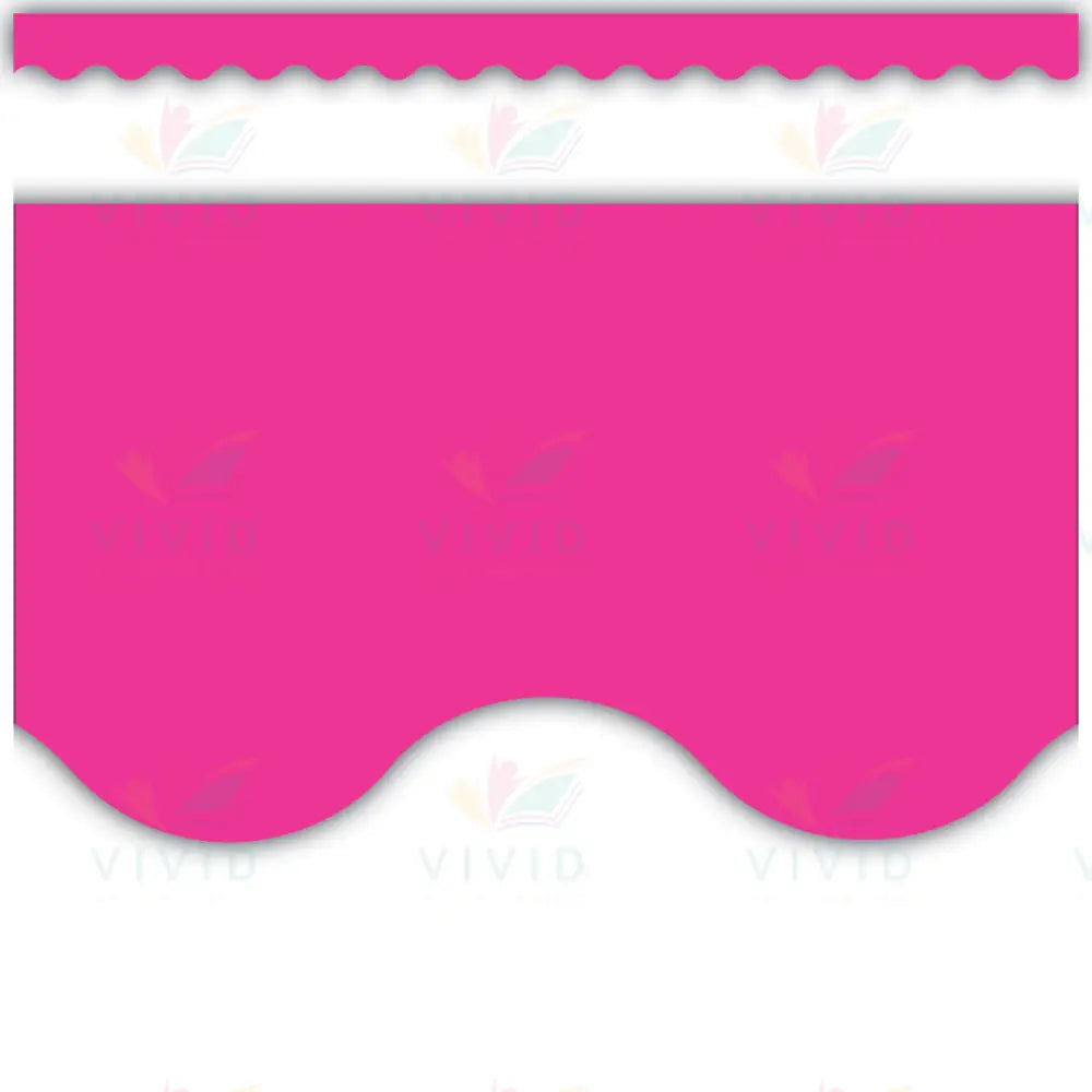 TCR5582 HOT PINK BORDER - Bulletin Trimmers