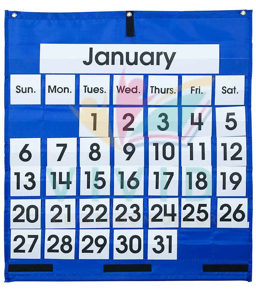 TCR5605 Pocket Calendar Chart - 25x28’’ - Calendars