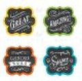 TCR5618 Chalkboard Brights Stickers - 1’’ - Classroom Management and Teacher Aid