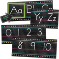 TCR5621 ABC LETTERS STRIPS WITH CHALKBOARED BACKGROUND - Learning Charts English