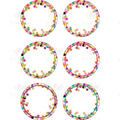 TCR5882 CIRCLE DECORATED ACCENT CUTOUT - Approximately 6’’ - Accent