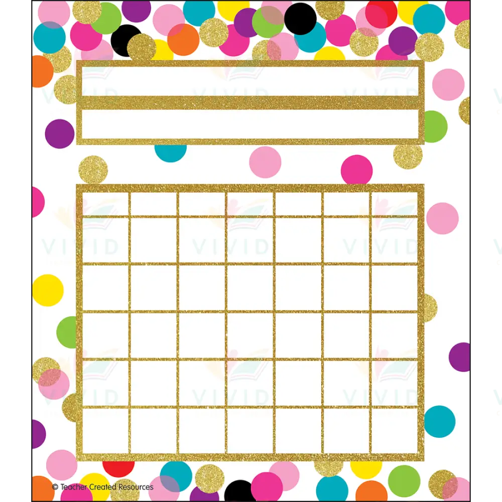 TCR5887 Cofetti Incentive Chart - Classroom Management and Teacher Aid