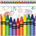 TCR63269 CRAYON BORDER - Bulletin Trimmers